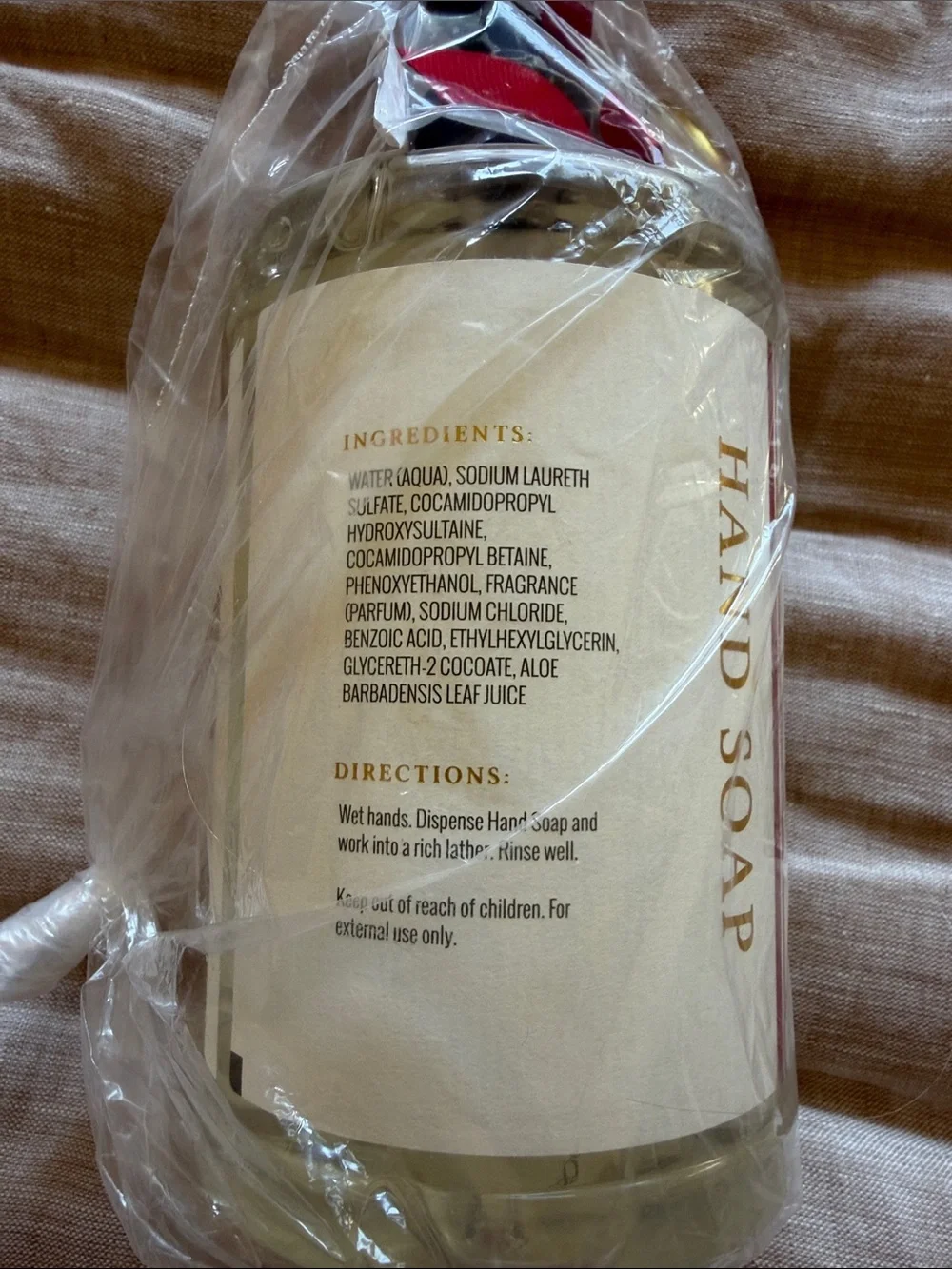 Merry Christmas Almond Scented Hand Soap